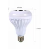 Kumandalı RGB Led Işık Bluetooth Hoparlör Ses Lambası Renkli Ampul
