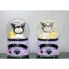 Kuromi İçi Dönmeli Püskürtmeli Işıklı Müzikli Kar Küresi Büyük Boy Model 2