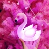 Led Işıklı Flamingo Masa Lambası