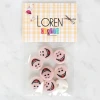 Loren Crafts 8li Gülen Yüz Düğme - 1025