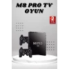 M8 Pro Mini 2.4g 10k Ultra Hd 64 Gb Tv Box Android Tv Game Box  2 Adet Oyun Konsolu