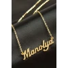 Manolya isimli kolye (Kişiye Özel)