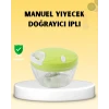 Manuel Yiyecek Doğrayıcı İpli Hızlı Pratik Sebze Kıyıcı