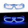 Mavi LED Işıklı Parti Gözlüğü - 3 Modlu