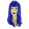 Mavi Renk Uzun Parti Peruğu (K95)