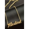 Medine isimli kolye (Kişiye Özel)