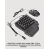 Mobil PUBG Oyuncuları İçin 5in1 Klavye Mouse Oyun Seti – BT5.3 Destekli