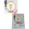 Nakış Kitleri Kasnaklı 8.6 X 6 cm Ayçiçeği