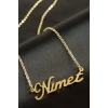 Nimet İsimli Kolye (Kişiye Özel)