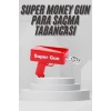 Para Dolar Saçma Para Atma Tabancası Otomatik Kırmızı Oyuncak