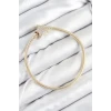 Pirinç Charm Zirkon Taşlı Yıldız Model Gold Renk Kadın Bileklik
