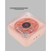 Retro Bluetooth Hoparlör Pembe
