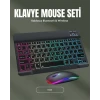 Rgb Aydınlatmalı Şarjlı Kablosuz Klavye Ve Mouse Seti – Modern Ve Kompakt Tasarım