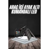 Rgb Işıklı Araç İçi Aydınlatma Kumandalı 12li Led Işık Renk Değiştirebilen