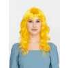 ieg™ Sarı Renk Uzun Dalgalı Parti Peruğu
