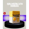 Sarı Şifreli Eğitici Çocuk Kumbarası Otomatik Para Girişli