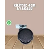 Sehpa ve Ekipmanlar İçin Kilitsiz 4 cm Ayak 4’lü