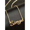 Simge isimli kolye (Kişiye Özel)