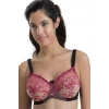 SİYAH BORDO   148 D Balenli Toparlayıcı Sütyen