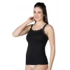 SİYAH   1411 Modal Cotton Dantelli Atlet