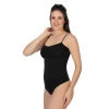 SİYAH   1927 İp Askıllı Ripli String Body