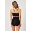 SİYAH   2842 Lazer Dantelli Slip Korse