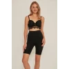 SİYAH   3005 Soft Uzun Paçalı Boxer Korse