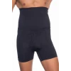 SİYAH   E1005 Erkek Yüksek Bel Double Boxer Korse