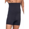SİYAH   E1005 Erkek Yüksek Bel Double Boxer Korse