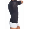 SİYAH   E1010 Yarım Kol Erkek Korse Atlet