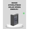 Solar Dış Mekan Aplik Su Geçirmez Dayanıklı LED Aydınlatmalı