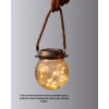 Solar Güneş Enerjili Dekoratif Cam Lamba