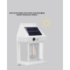 Solar Sensörlü Dış Mekan Lamba 3 Işık Modlu Ve Ip65 Dayanıklı