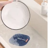 Süzgeçli Lavabo Gider Koruyucu Mat Gri