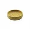 Tekli - Mini=8.5cm Ahşap Bambu Çerezlik - Lokumluk Kase