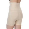 TEN   2091 Önü Dantelli Yüksek Bel Boxer Korse