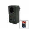 Termal Akım Korumalı  1xpriz 2x Usb 2x Type-c Duvar Tipi Priz Siyah 10a - 2500w