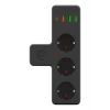 Termal Akım Korumalı 3 Adet Soket,3 Adet USB ve 1 Adet Type-C Girişli 20w Priz Model 3397 (K95)