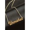 Ümmühan isimli kolye (Kişiye Özel)