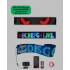 USB Destekli LED Mağaza Tabelası – Renkli RGB Kayan Yazı Paneli