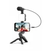 Video Making Kit Telefon Tutucu Vlog Video Mini Led Işıklı