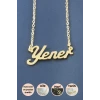 Yener İsimli Kolye