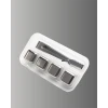Yeniden Kullanılabilir 304 Çelik Metal Buz Küpleri 4lü Set
