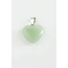 Yeşim Kalpli Doğaltaş Kolye Ucu