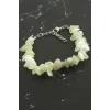 Yeşim Kırık Doğaltaşlı Bileklik