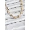 ietaks™ Yıldız Model Pirinç Gold Renk Kadın Kolye