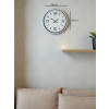 Zentime 36 Cm Beyaz Dekoratif Duvar Saati