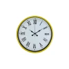 Zentime 36 Cm Sarı Dekoratif Duvar Saati