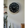 Zentime 40 Cm Krom Şık Duvar Saati