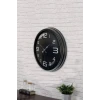 Zentime 40 Cm Siyah Şık Duvar Saati